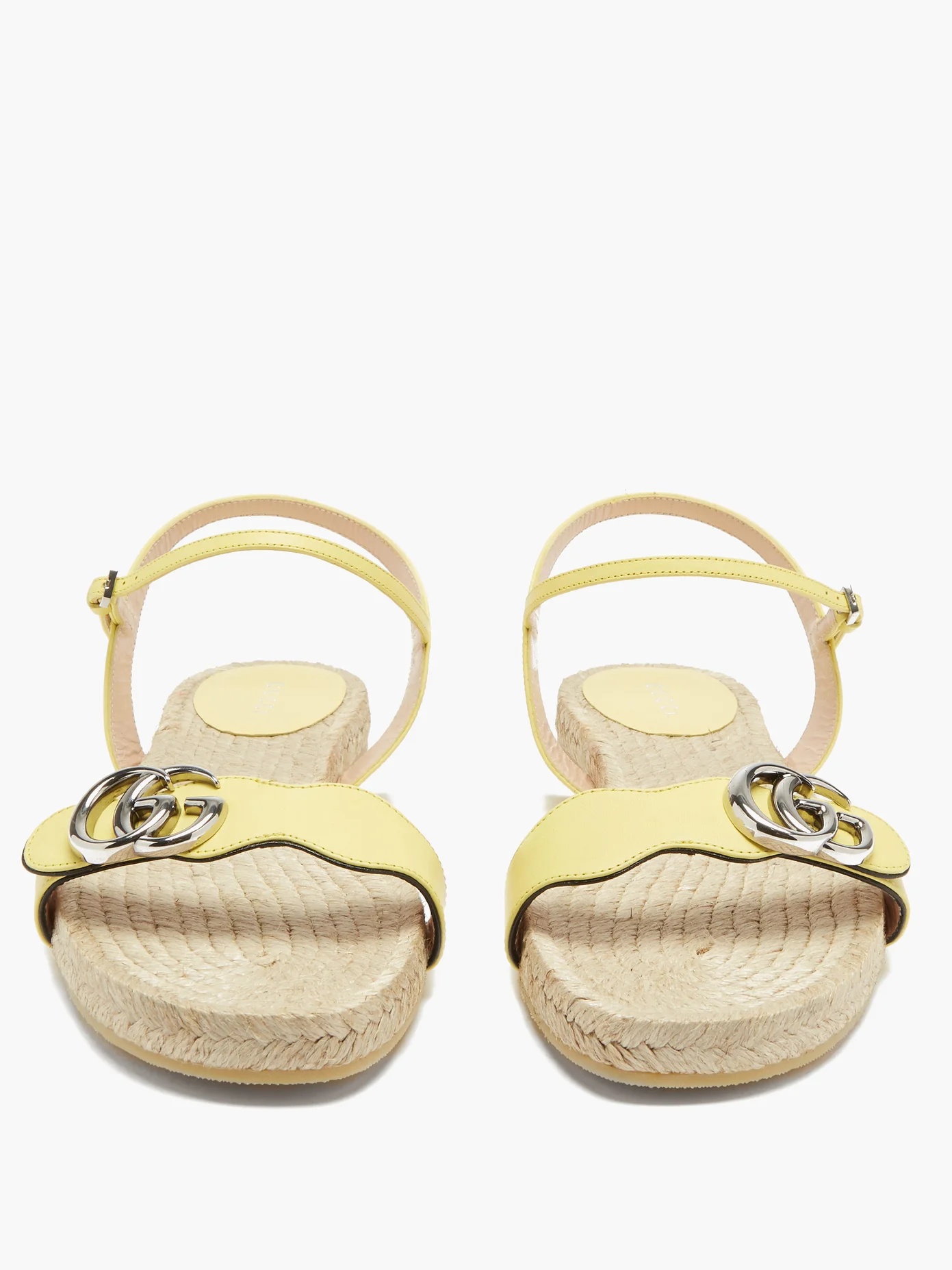 Aitana leather and jute sandals - 5