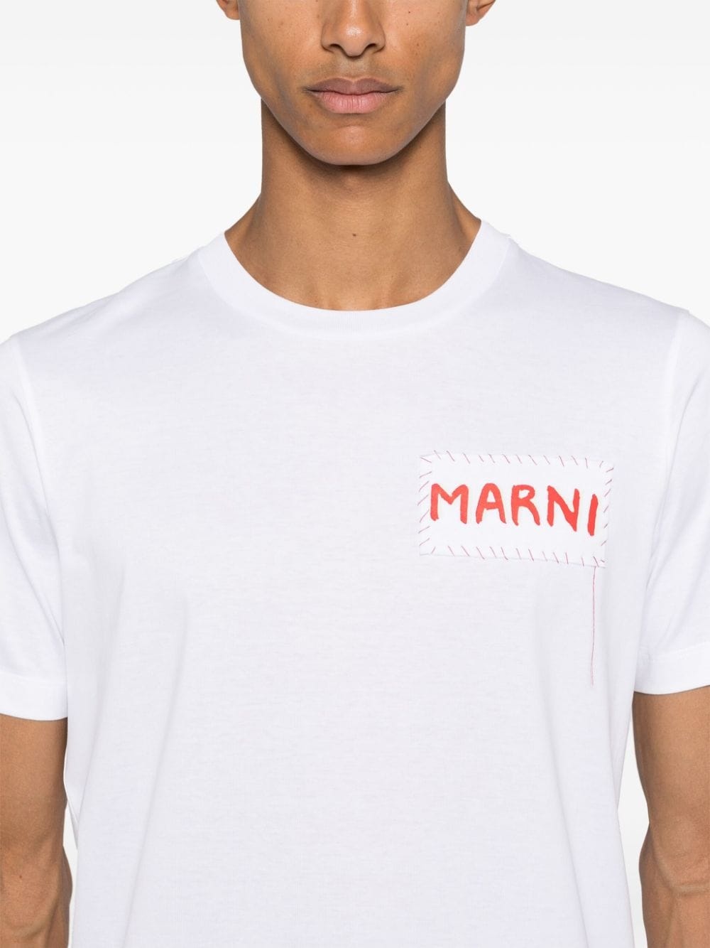 Marni-patch T-shirt - 5