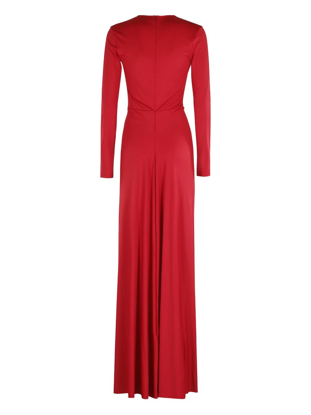 v-neck dress - 2