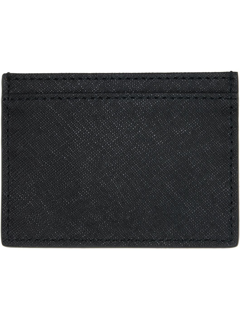 Vivienne Westwood Black Flat Card Holder outlook