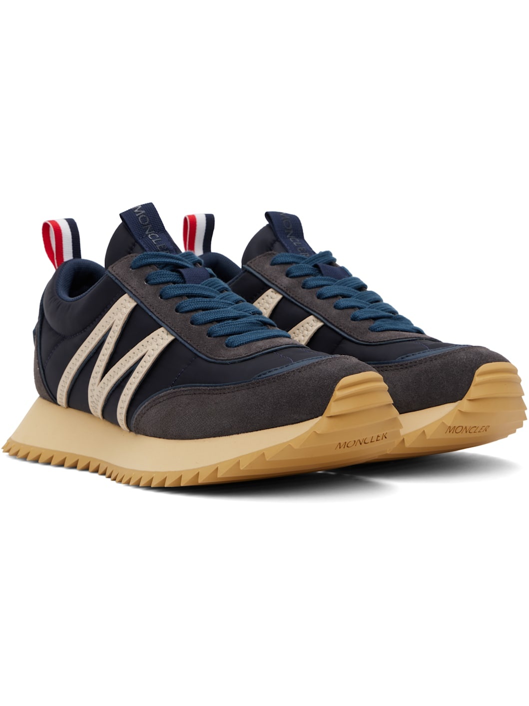 Navy Pacey Suede Sneakers - 4