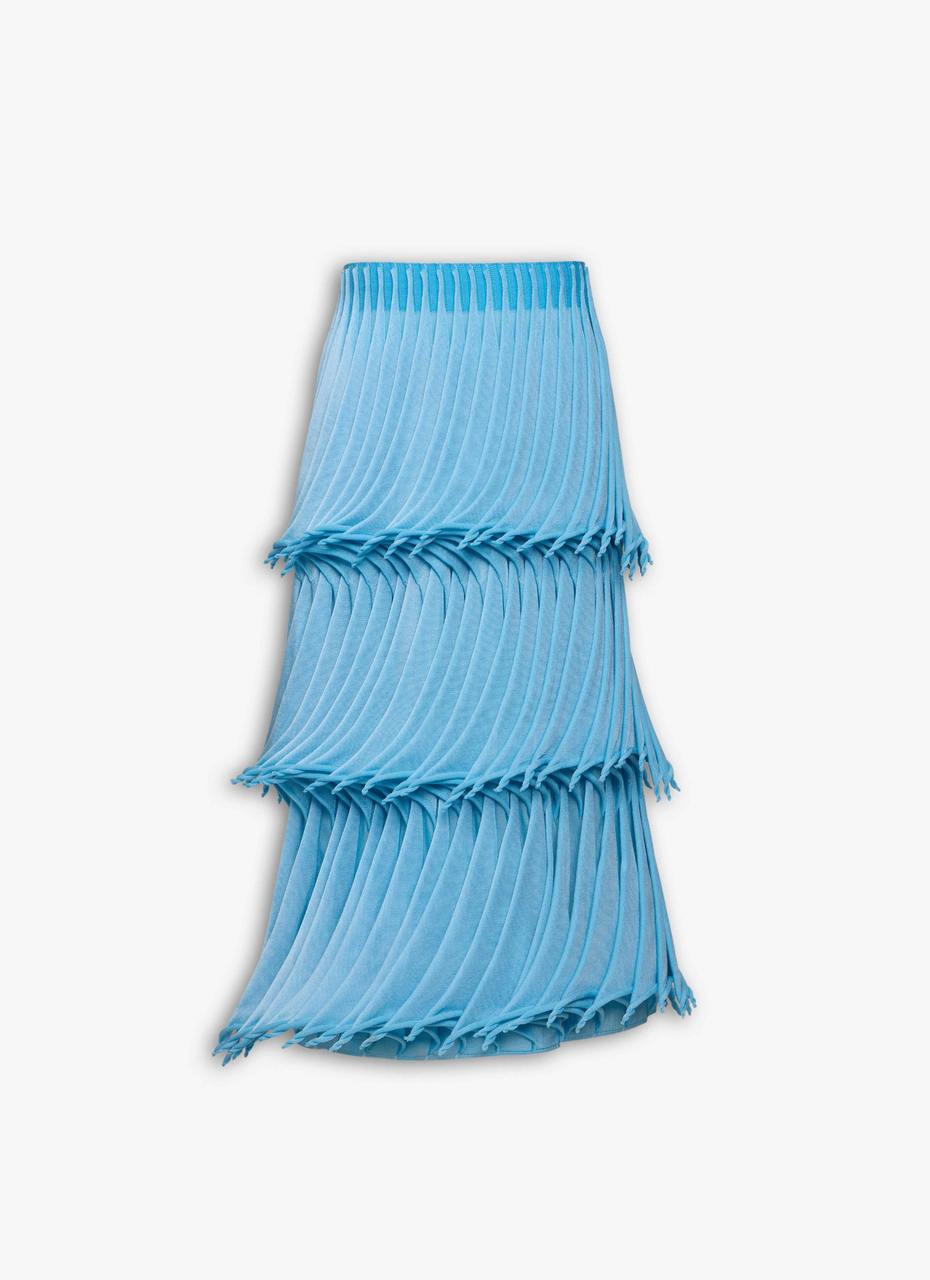 CUPS NYLON KNIT TAPERED SKIRT - 1