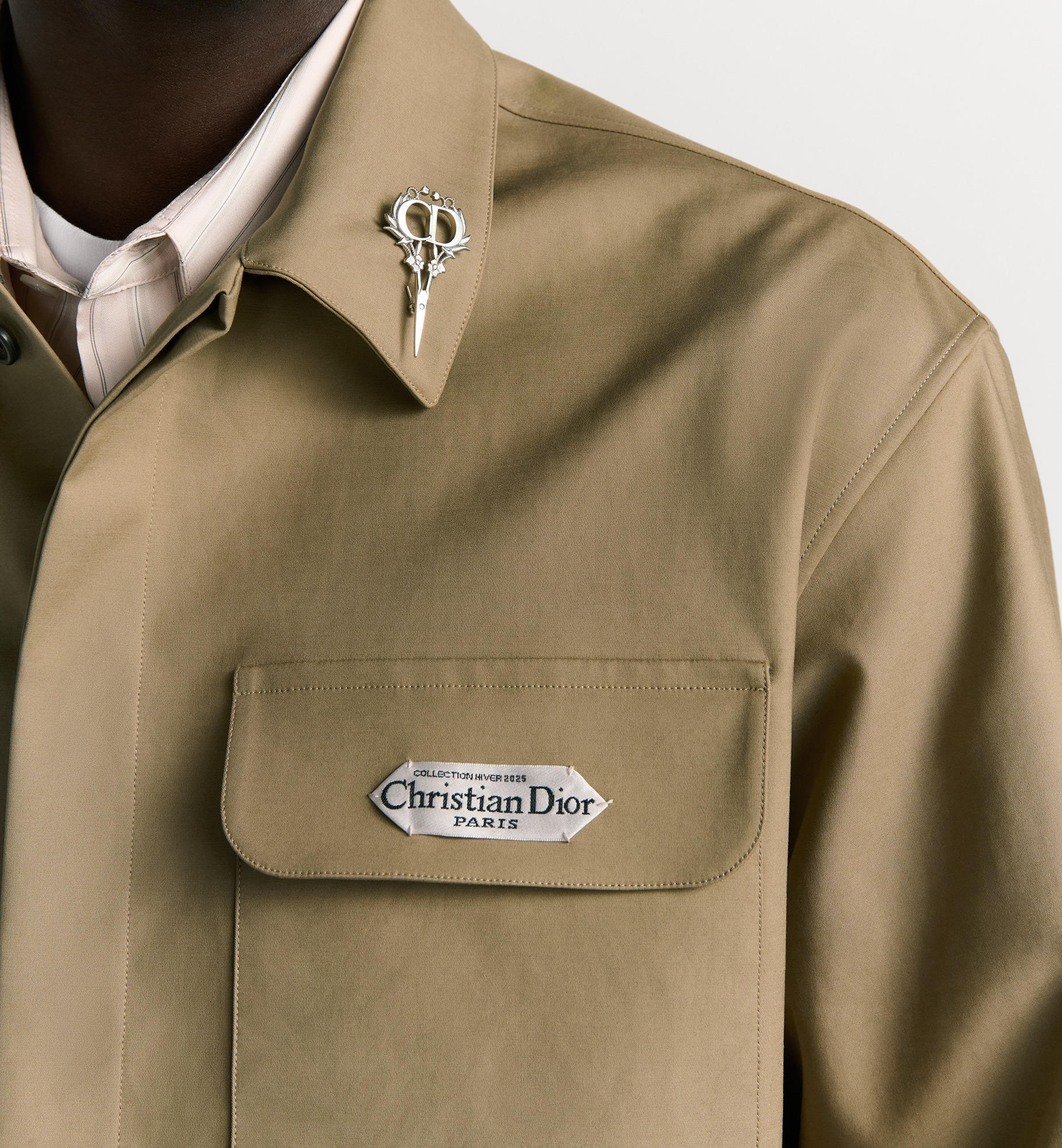 Safari Shirt with Christian Dior Paris Tag - 4