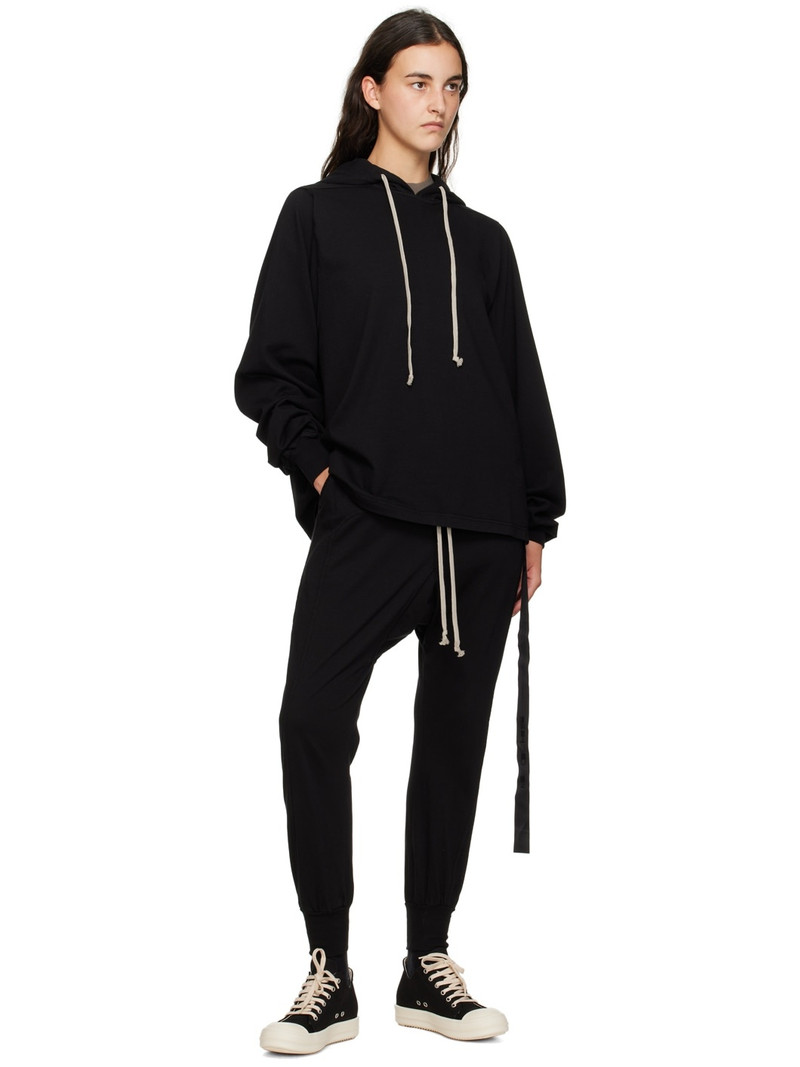 Rick Owens DRKSHDW Black Drawstring Lounge Pants outlook