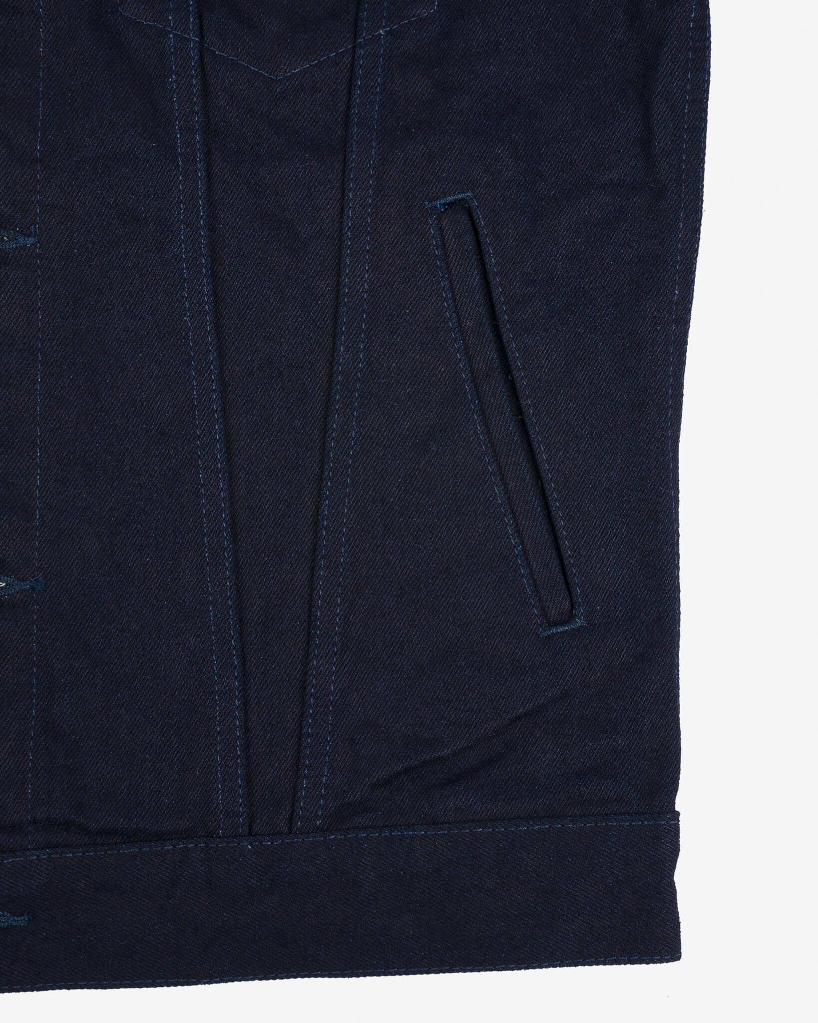 IH-526J-142ib 14oz Selvedge Denim Modified Type III Jacket -  Indigo/Black - 13