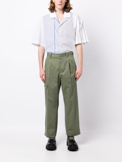 OAMC pressed-crease cargo trousers outlook