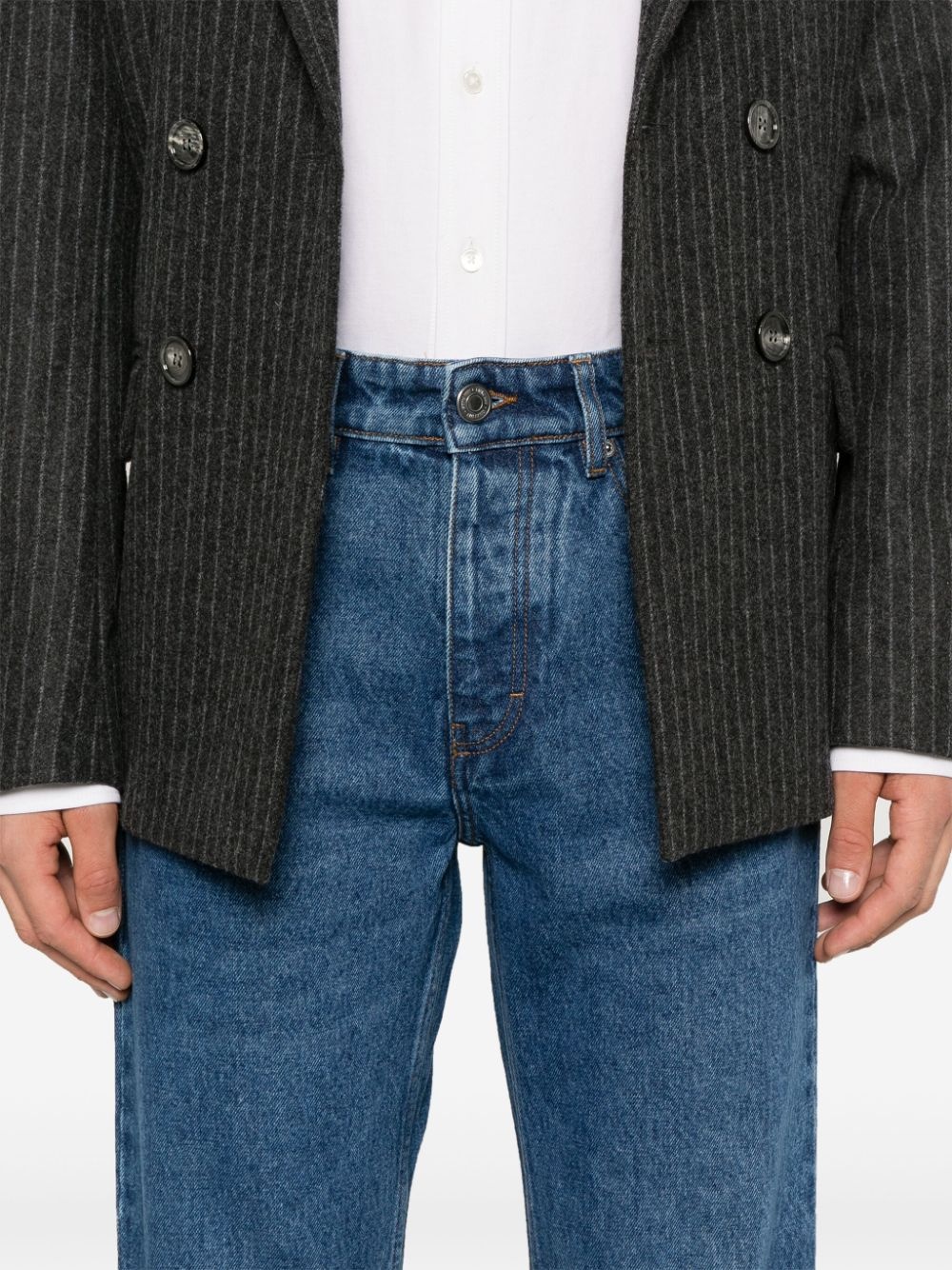Classic fit cotton jeans - 5