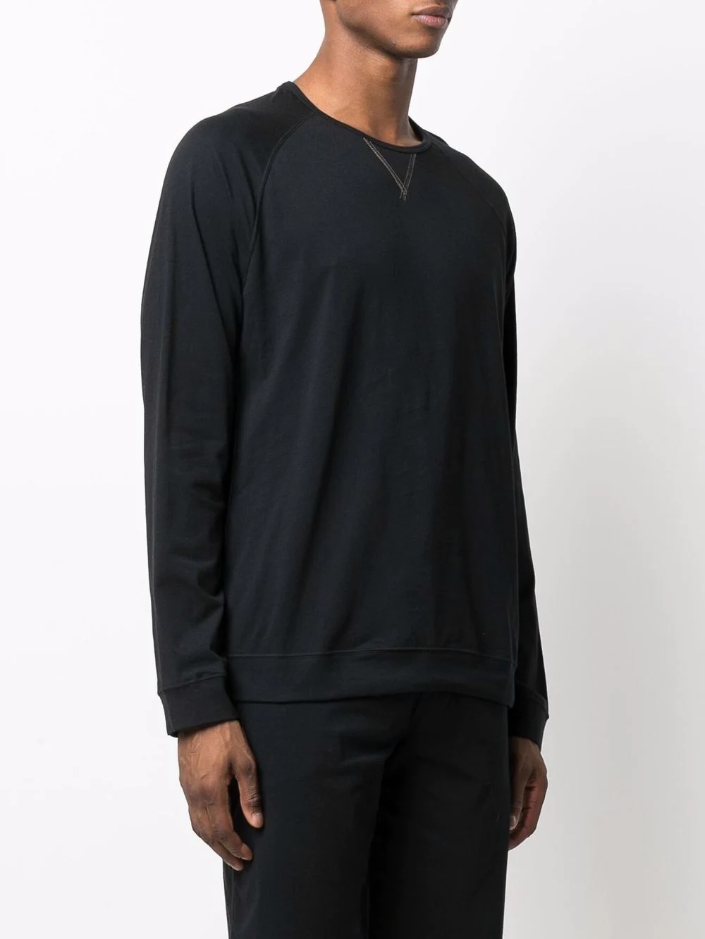 long-sleeve cotton T-shirt - 3