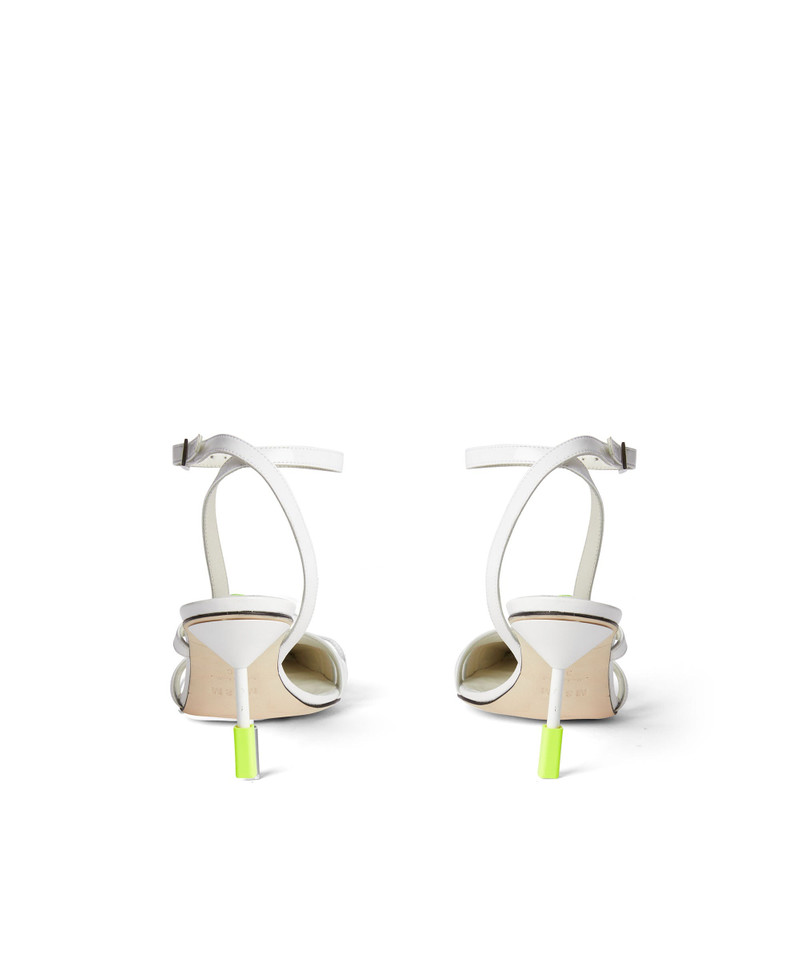 MSGM Patent leather slingback pumps outlook
