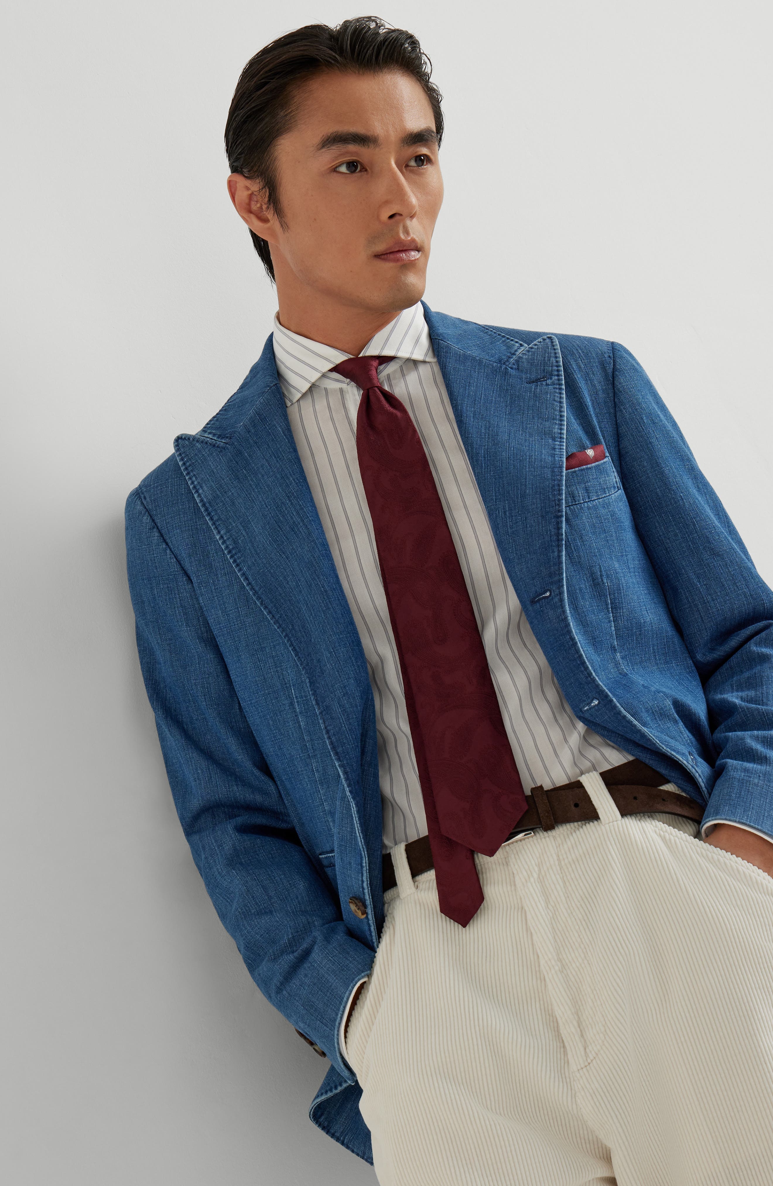 Brunello Cucinelli Denim blazer in Medium Denim at Nordstrom - 5