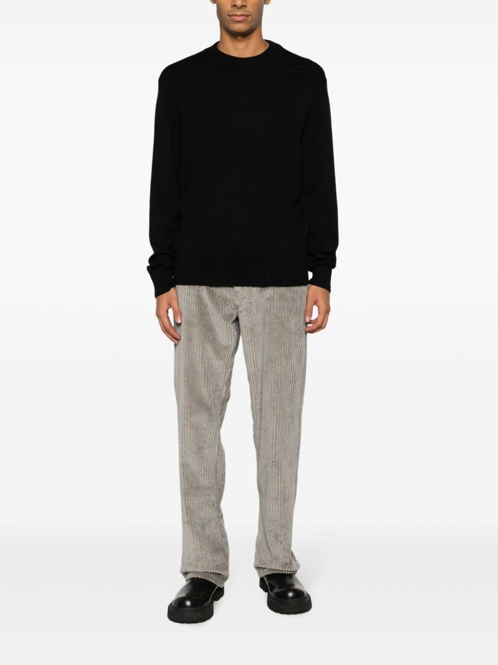 crew-neck merino-wool jumper - 2