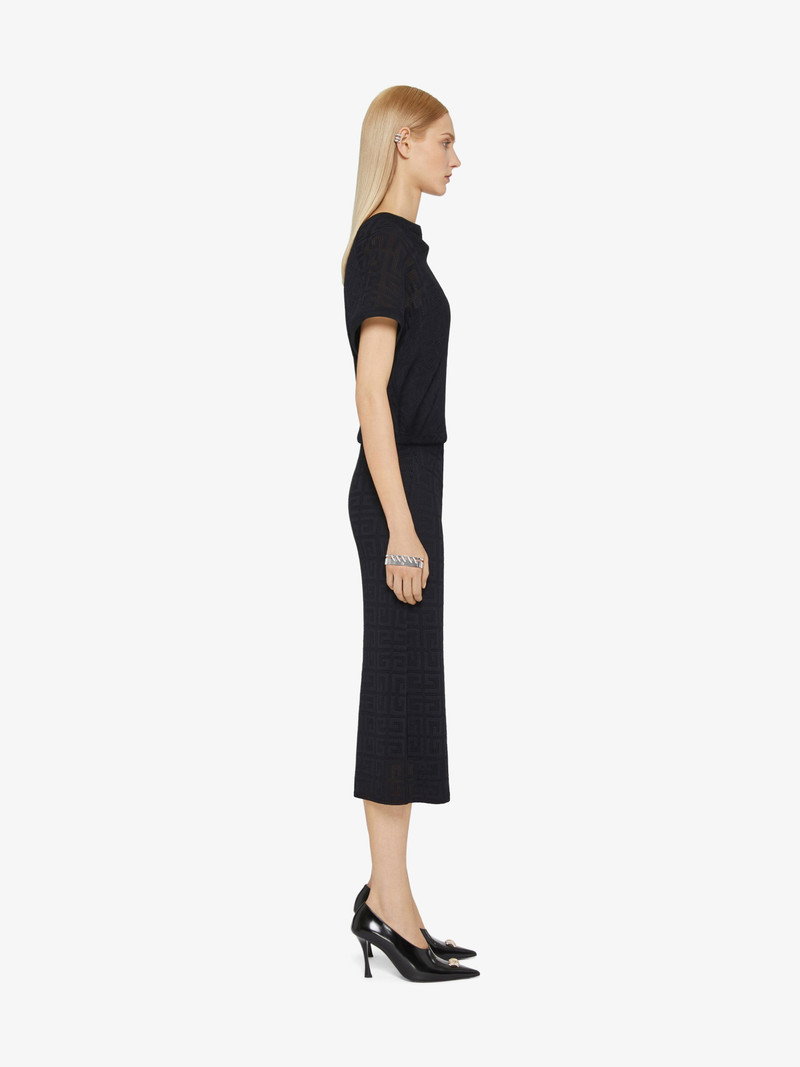 4G JACQUARD의 DRAPED DRESS 3
