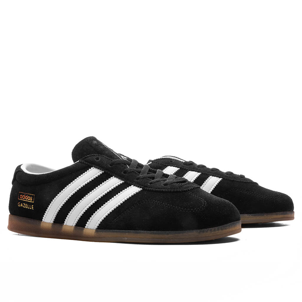 WOMEN'S GAZELLE LOW PRO - CORE BLACK/CLOUD WHITE/GUM - 2