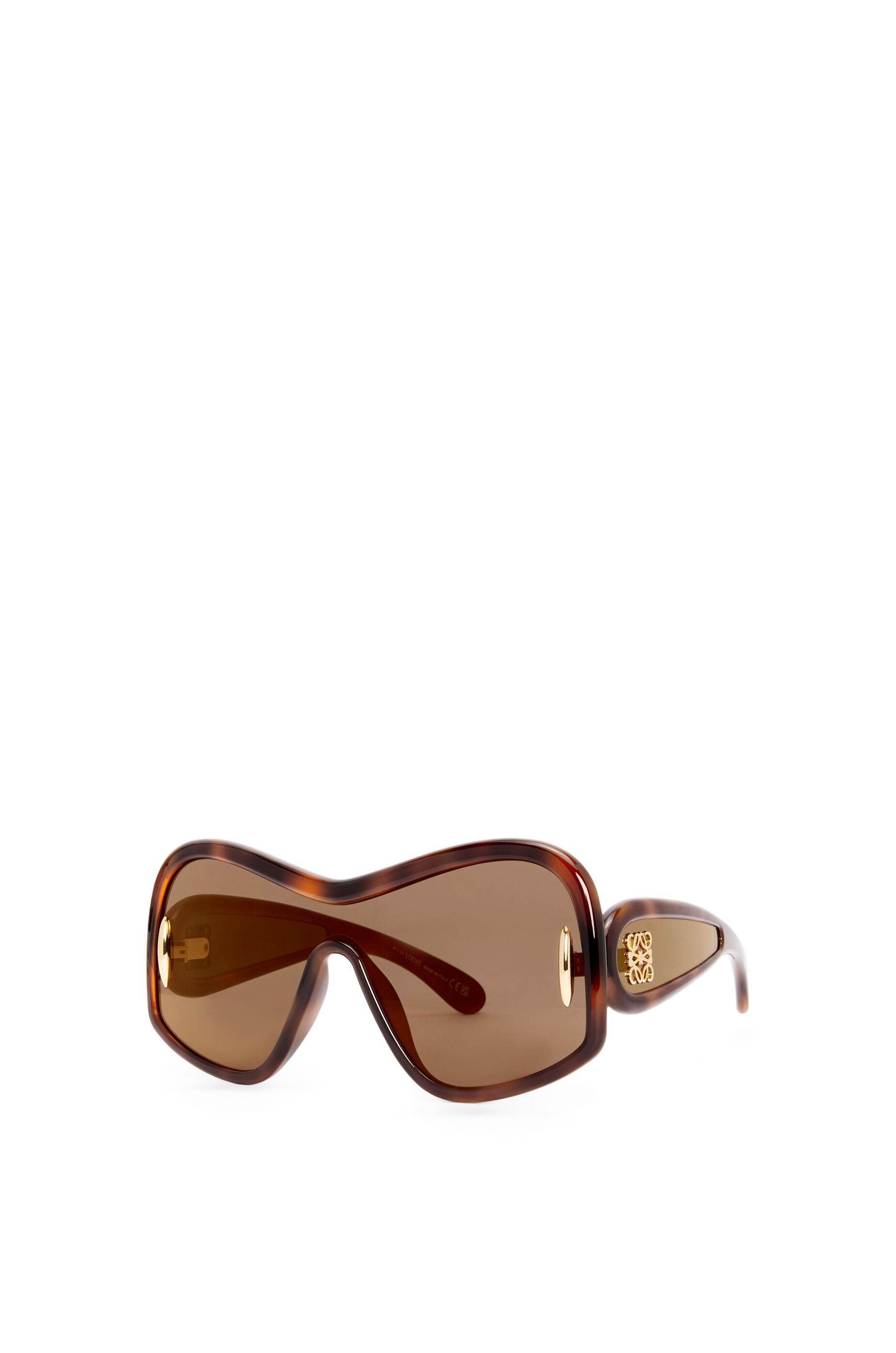 Square Mask sunglasses in acetate and nylon - 3