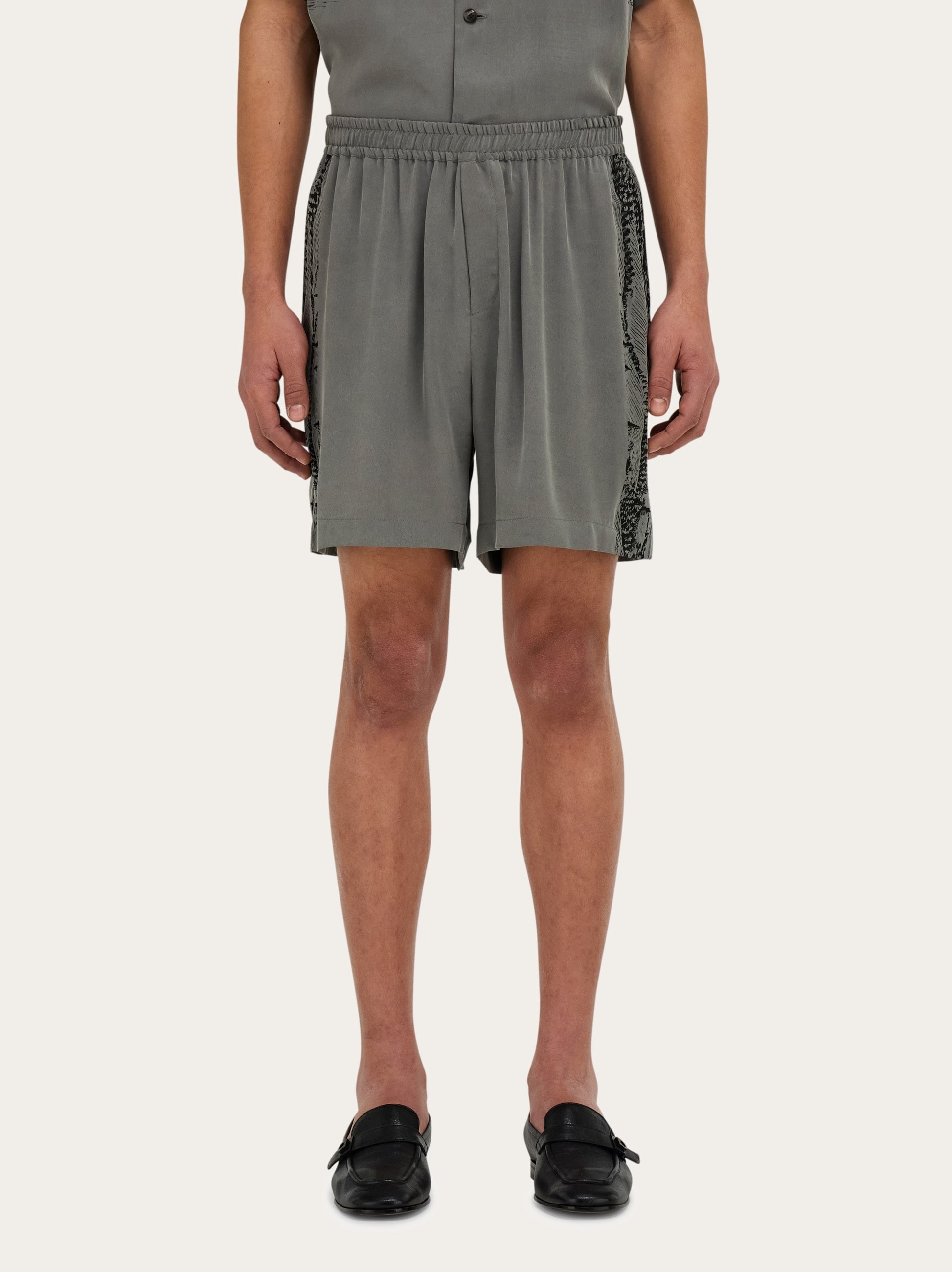 Back to Earth - Tuscany print bermuda short - 2