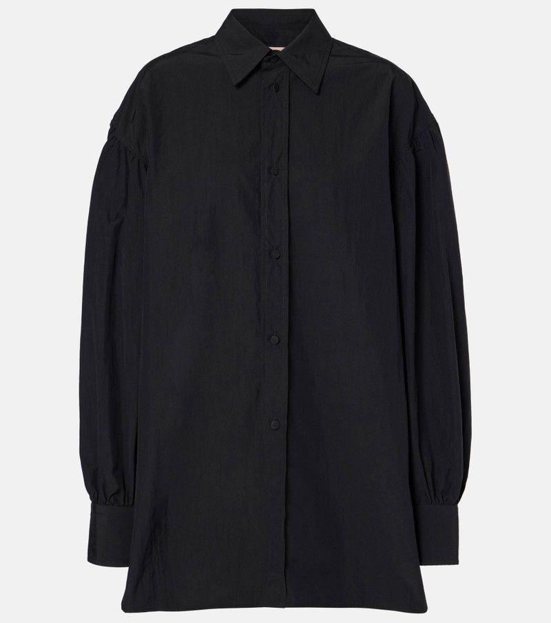 Oversized crêpe shirt - 1