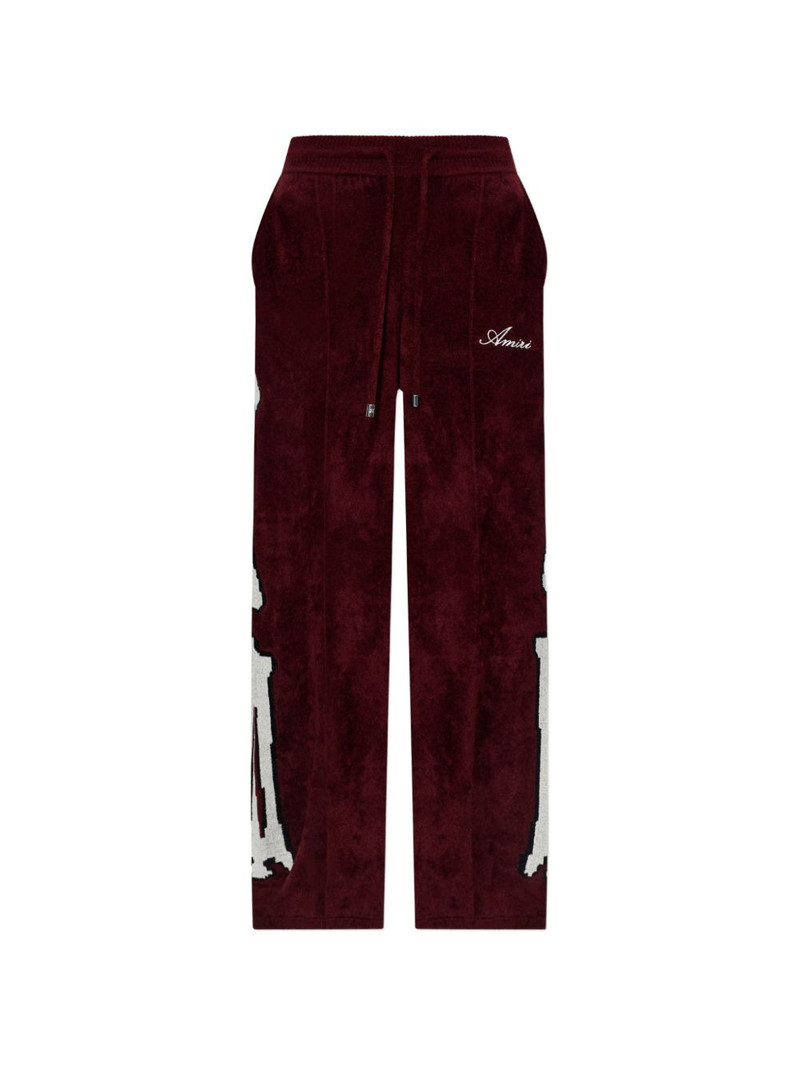 embroidered drawstring trousers 1