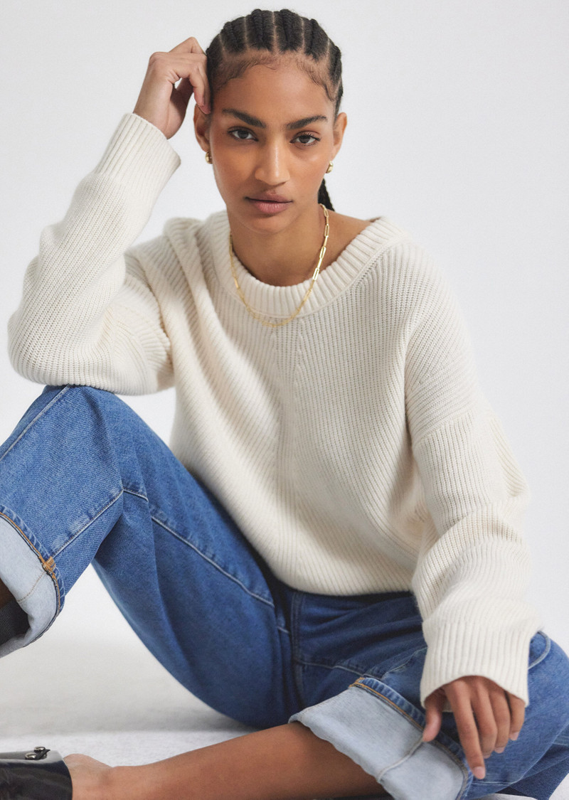 LYON MIXED MEDIA SWEATER 1