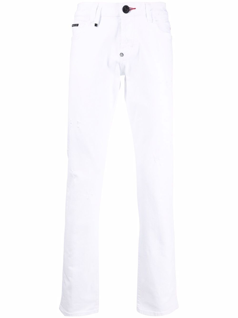 low-rise slim-cut jeans - 1