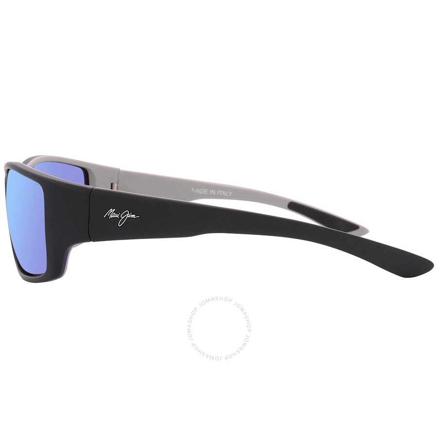 Maui Jim Local Kine Blue Hawaii Rectangular Men's Sunglasses B810-53B 61 - 4