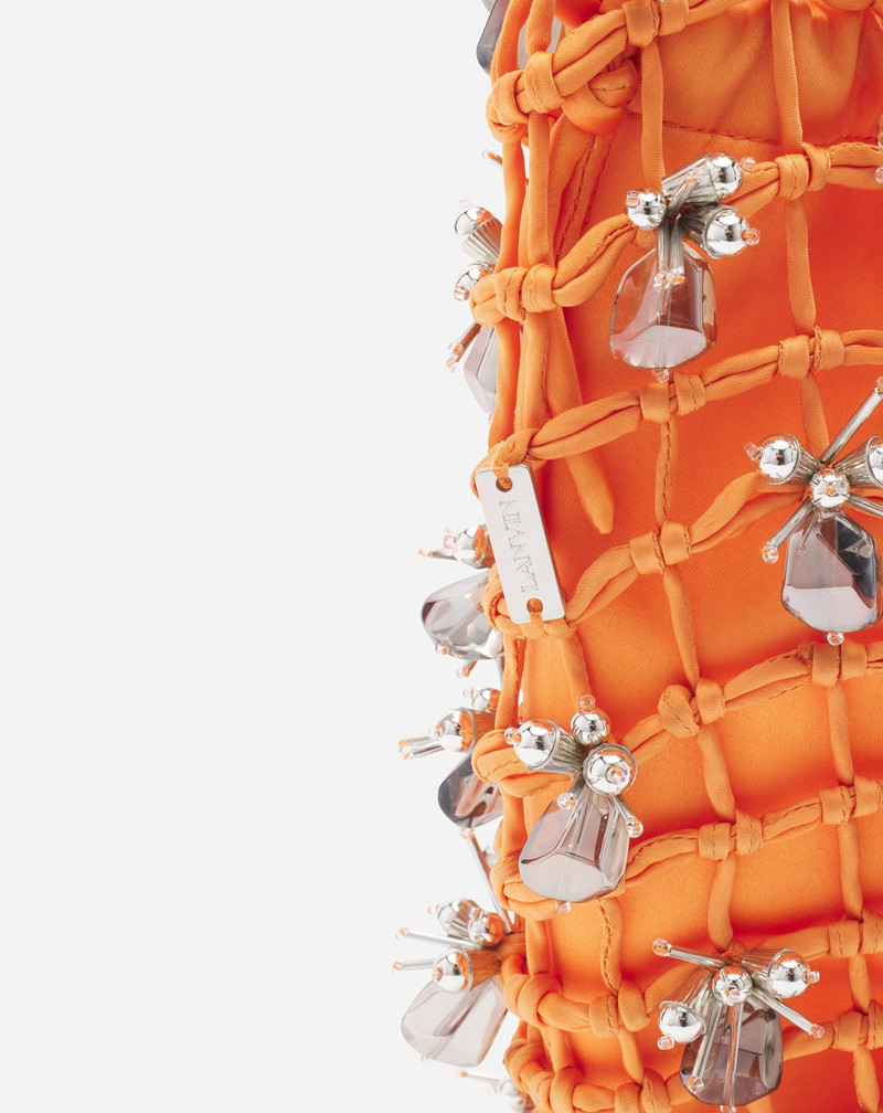 MACRAME BY LANVIN SATIN BAG 4