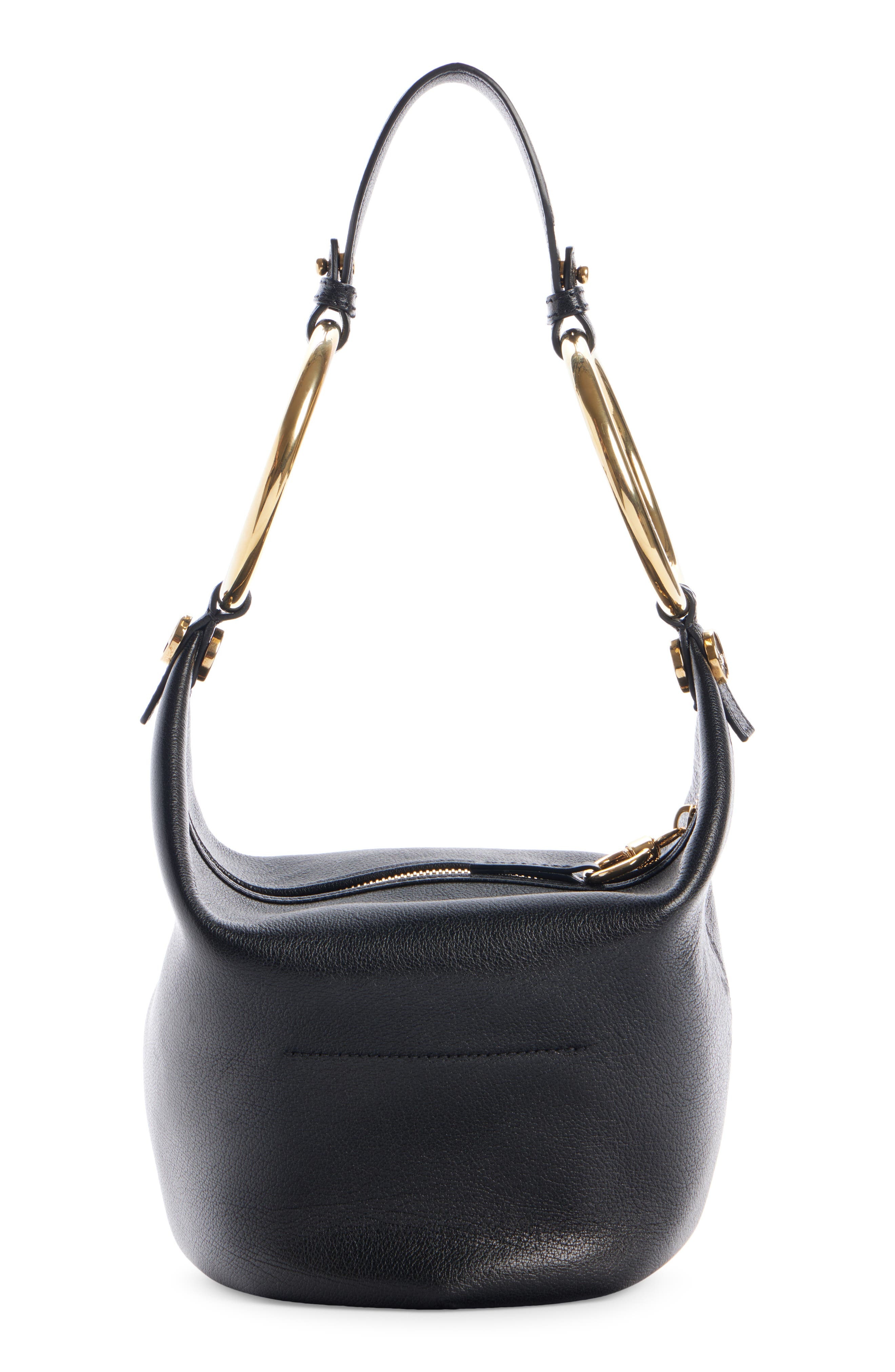 Chloé Bracelet Leather Shoulder Bag in 001 Black at Nordstrom - 3