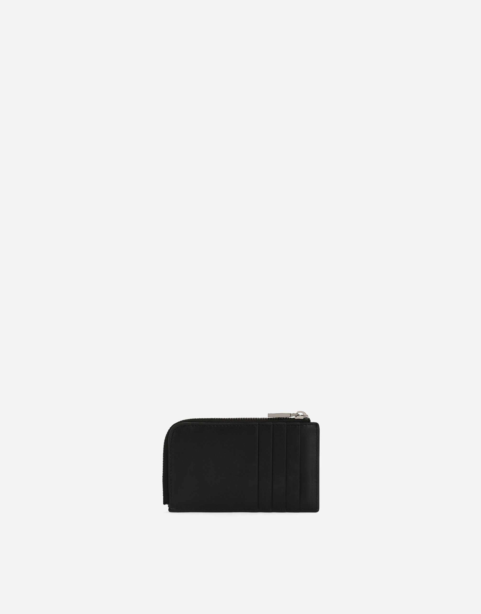 Calfskin card holder with logo - 3