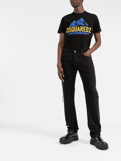 DSQUARED2 logo-print T-shirt outlook