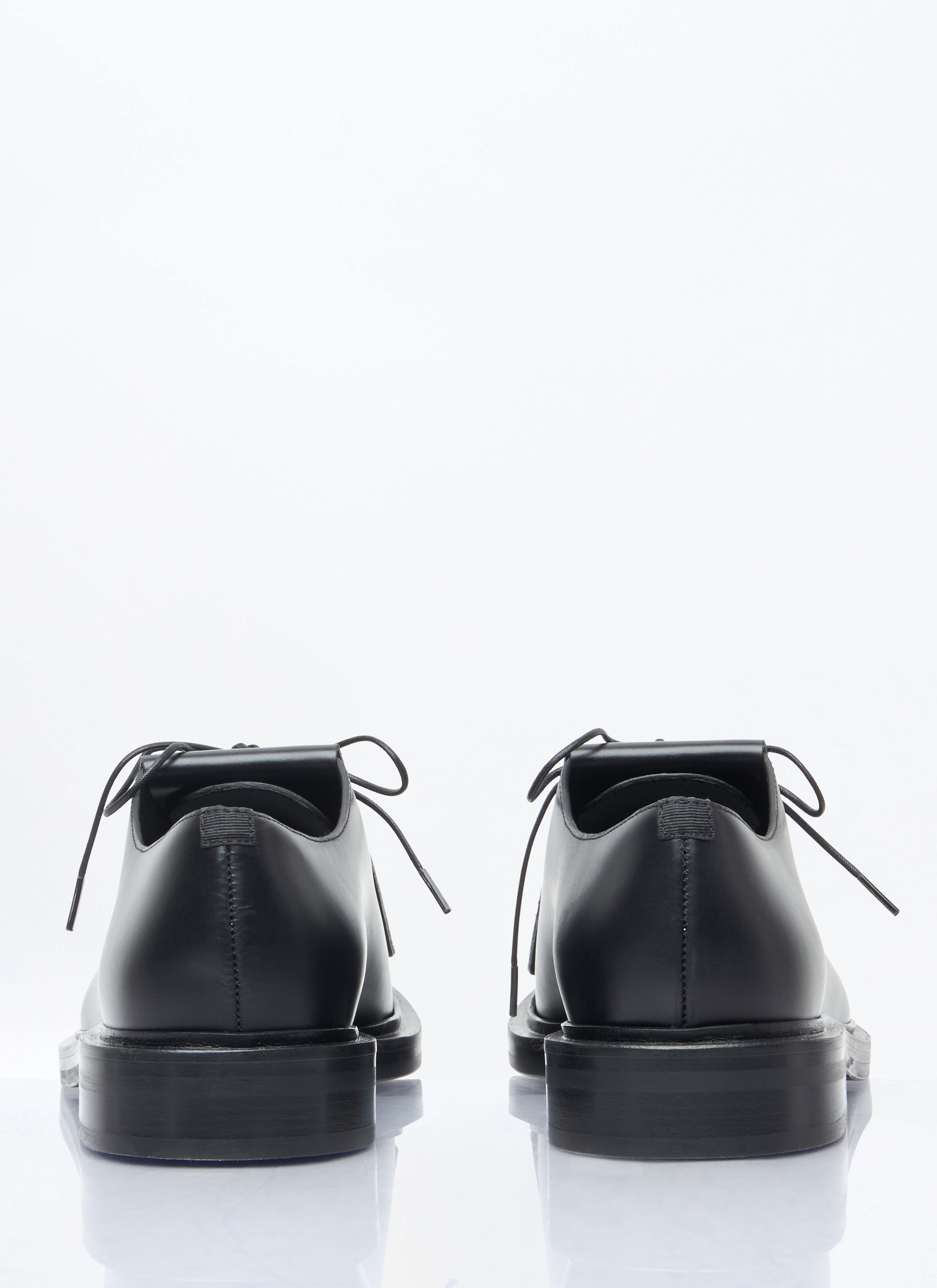 Fringed Leather Lace-Ups - 5