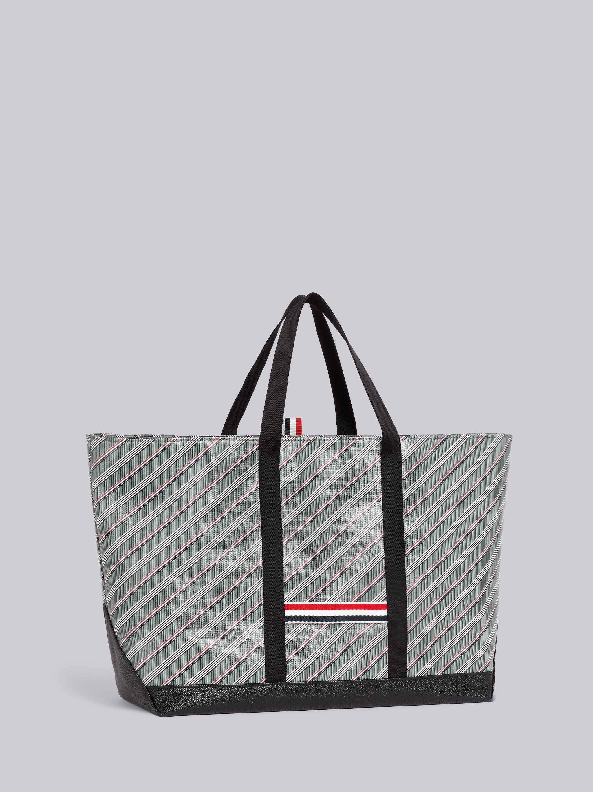 Medium Grey Monogram Coated Canvas Medium Tool Tote With Webbing Handles - 3