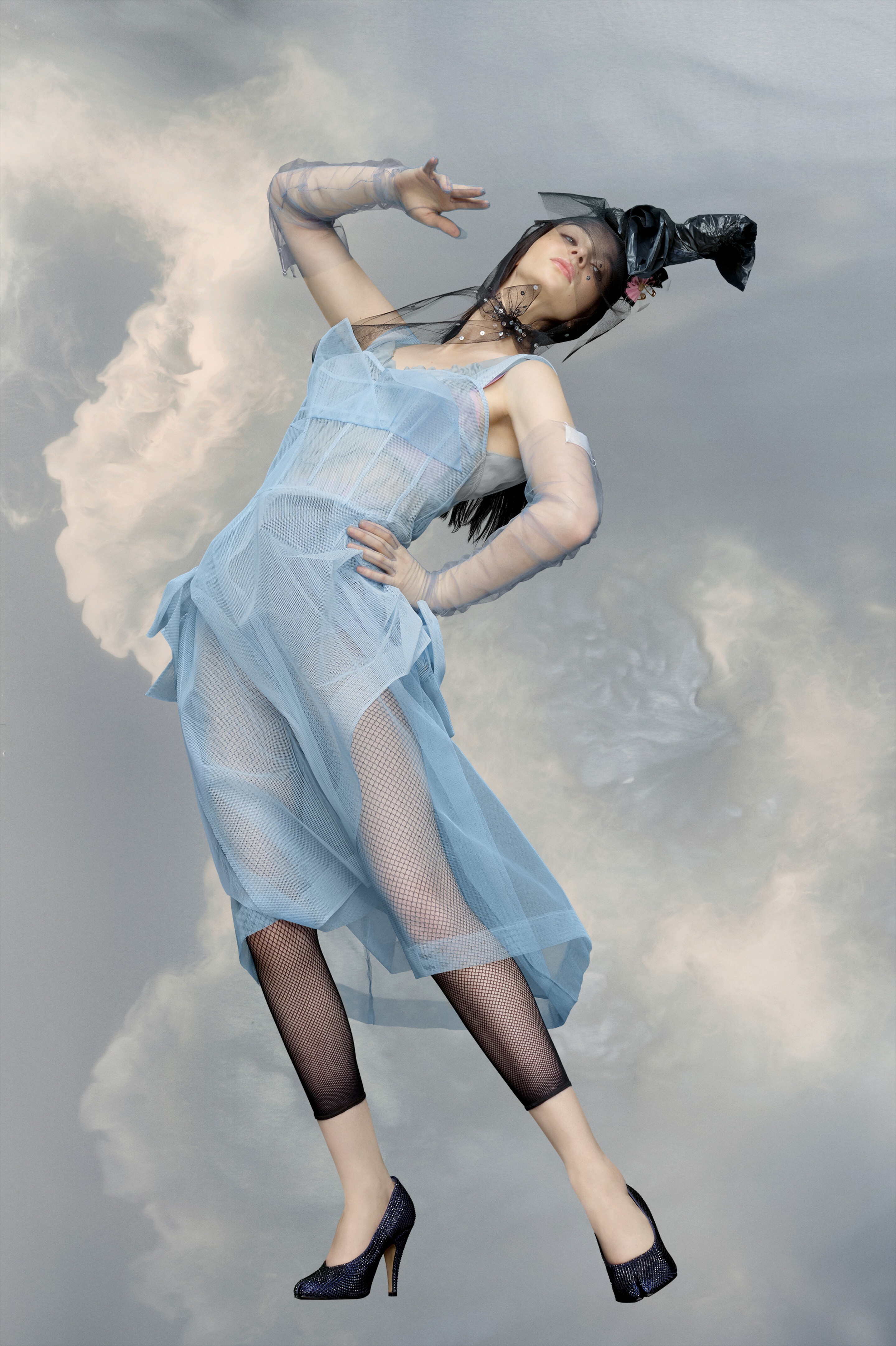 Tulle midi dress - 3