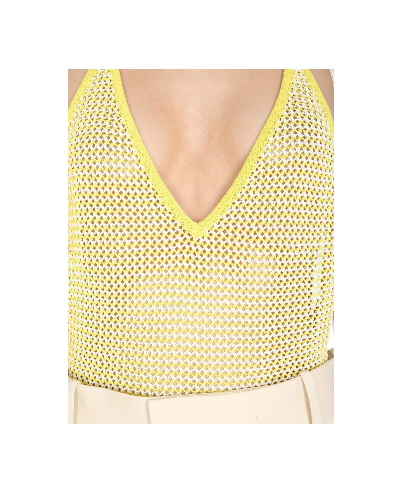 Halterneck Mesh Bodysuit - 5