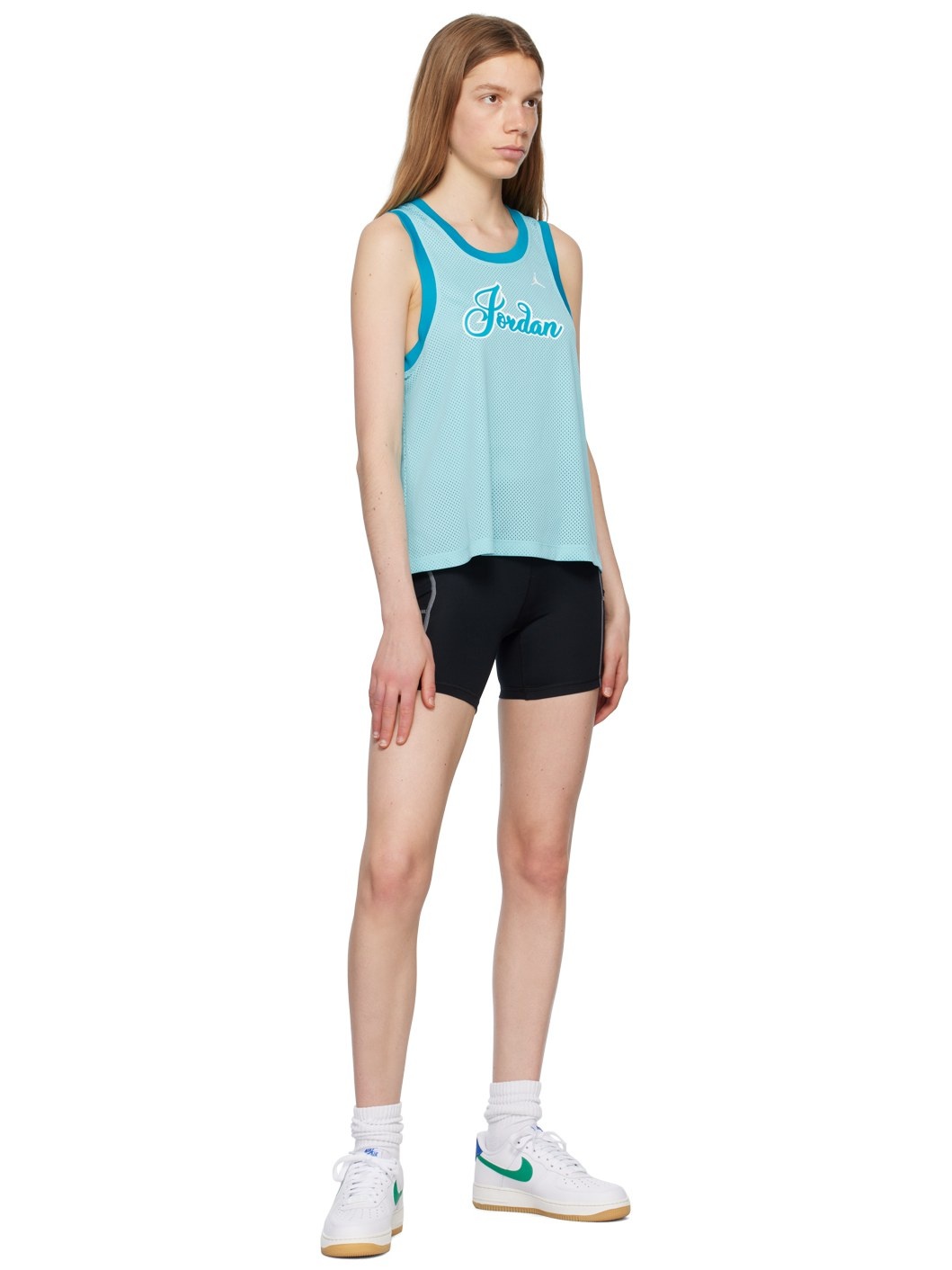 Blue Bonded Tank Top - 4