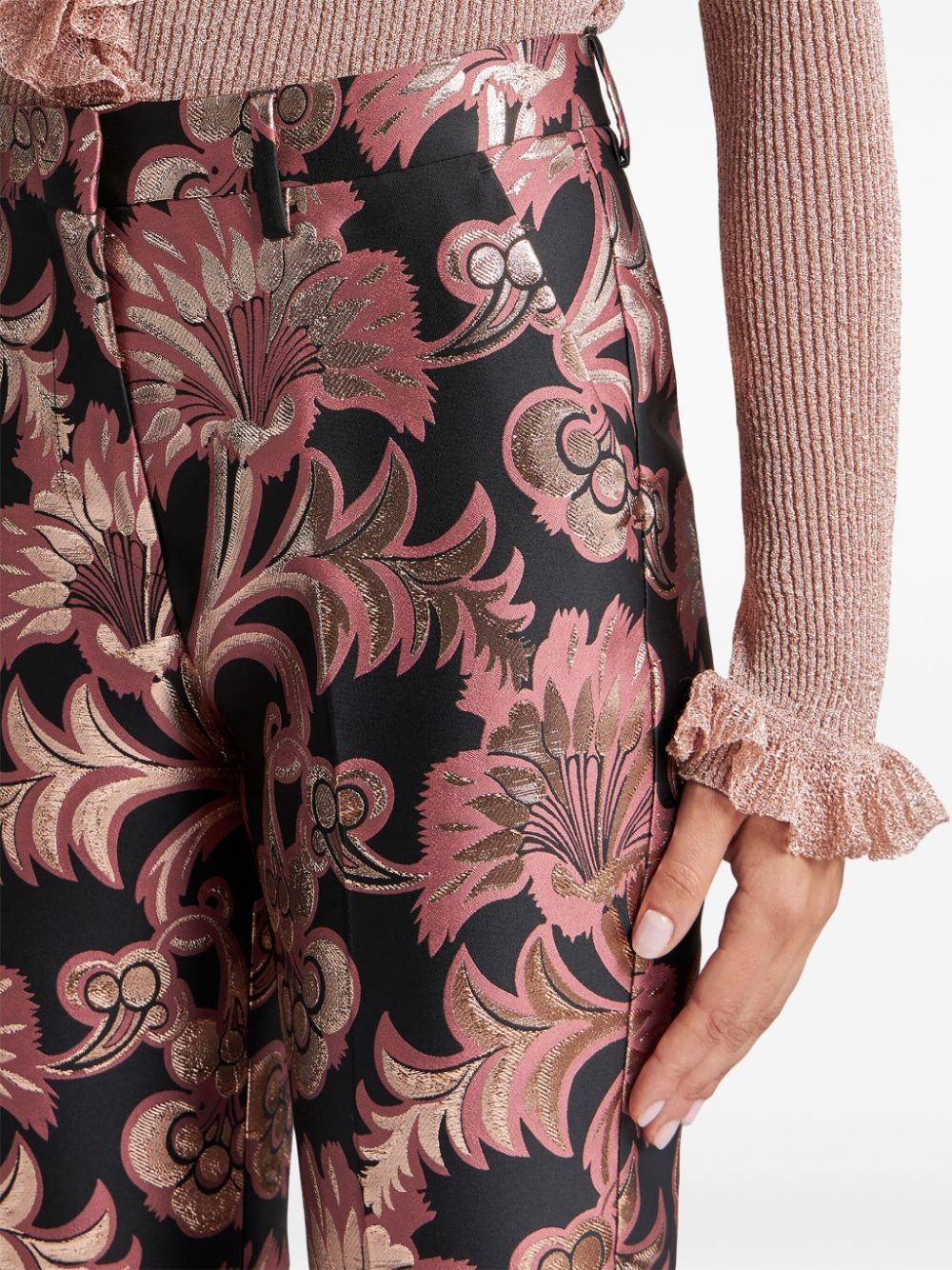 jacquard trousers - 5
