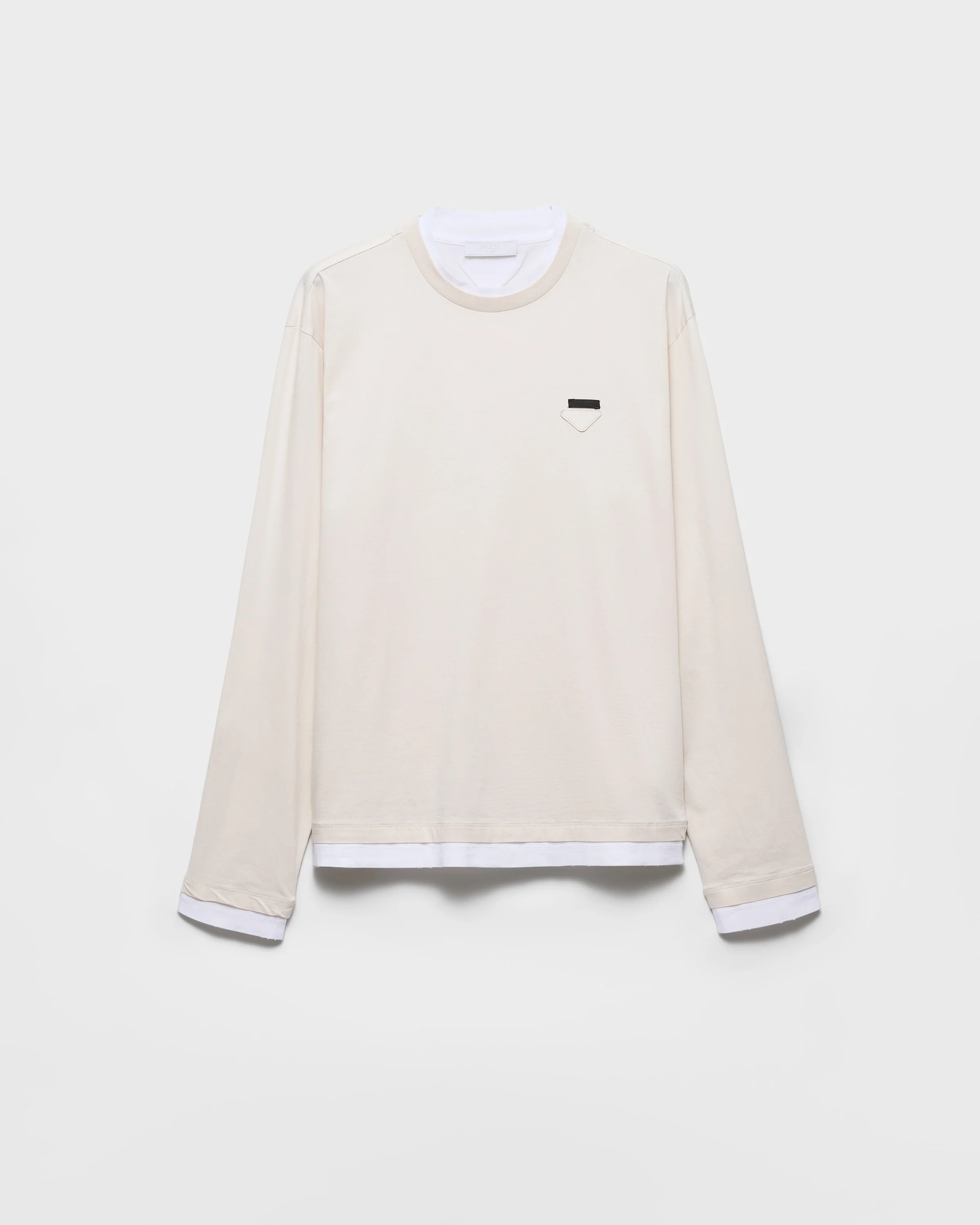 Long-sleeved cotton T-shirt - 1