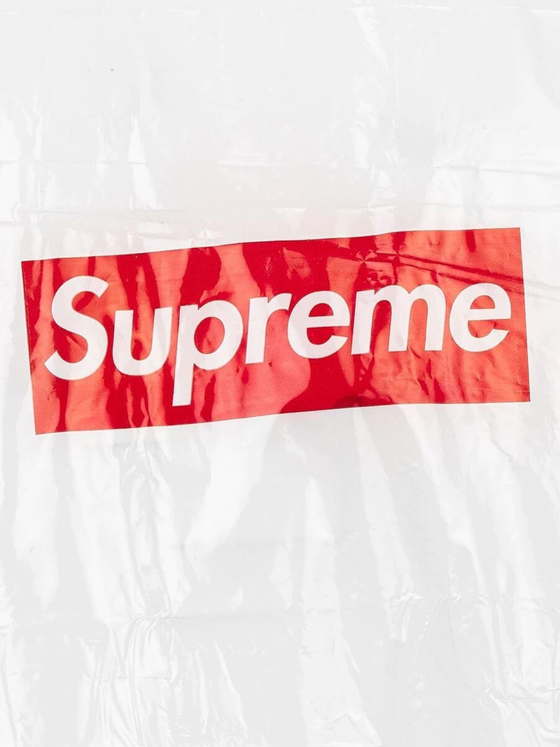 Ballpark logo-print poncho 3