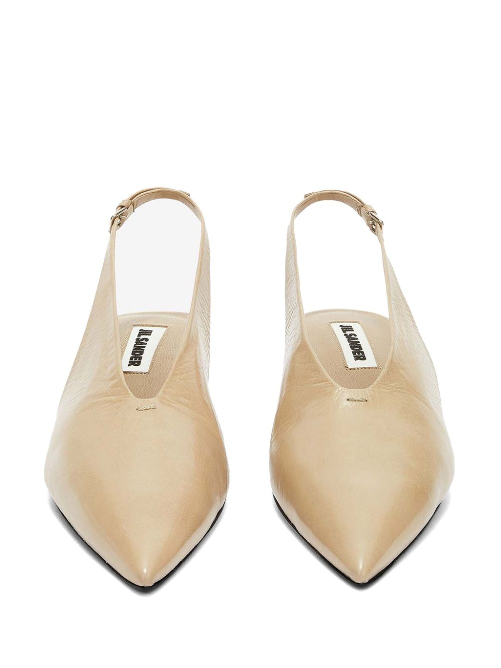 leather slingback pumps - 4