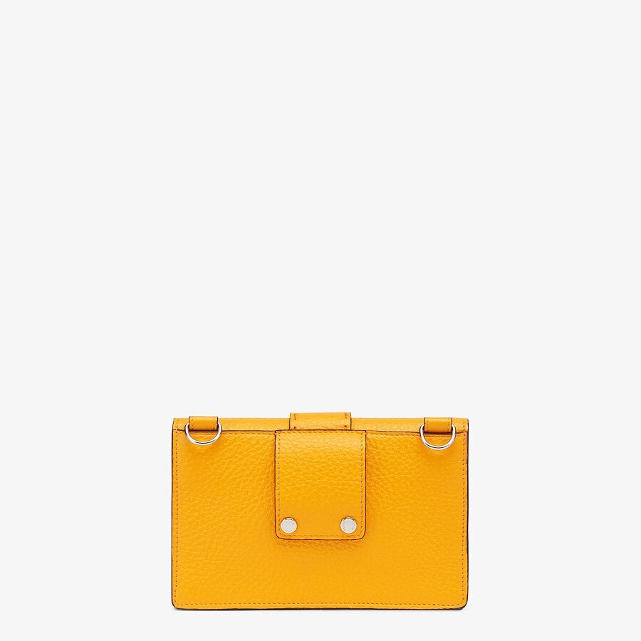 Orange leather bag - 3