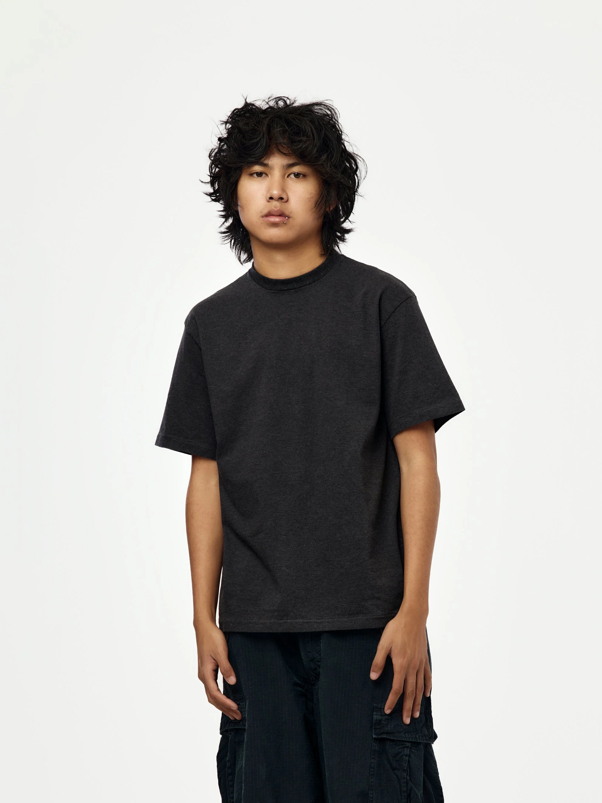 LIGHT WEIGHT T-SHIRT (GRAY) (SIS) - 1