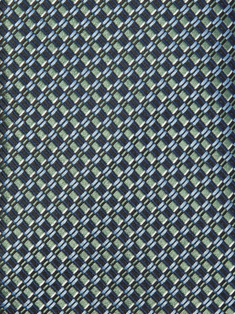 ZEGNA DARK GREEN SILK TIE outlook