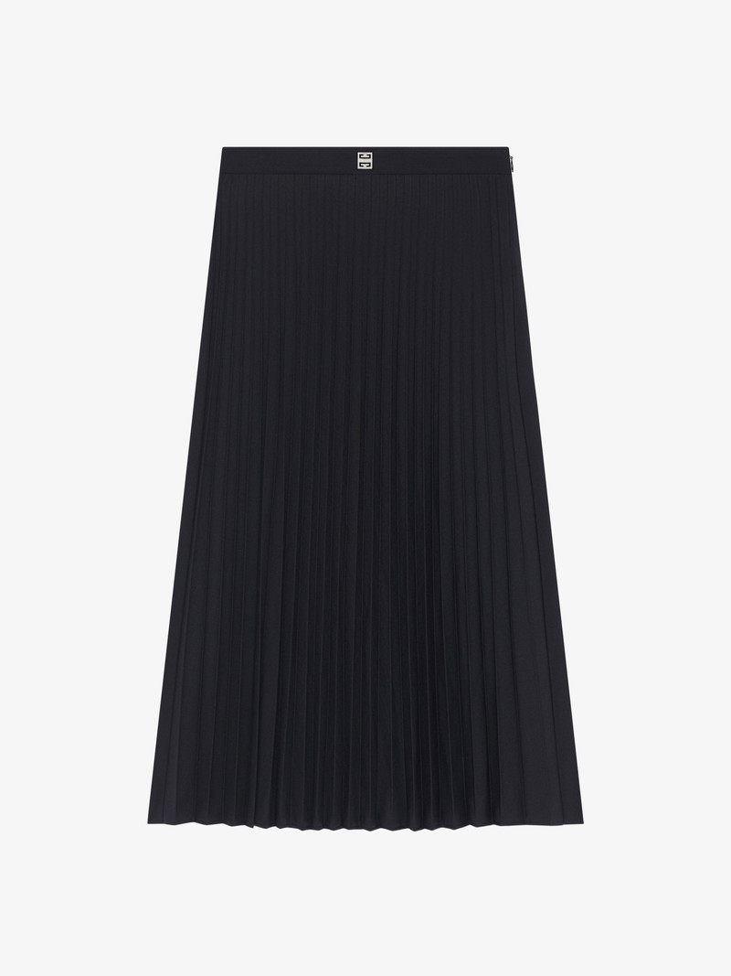 PLEATED SKIRT IN WOOL - 1