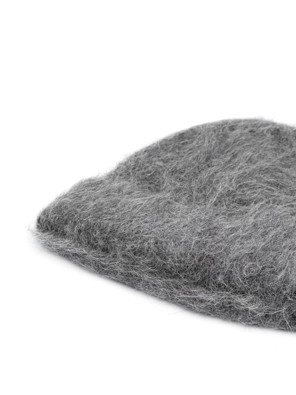 alpaca wool-blend brushed beanie - 2