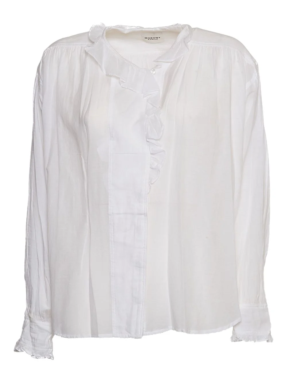 Pamias ruffled long-sleeved top - 1