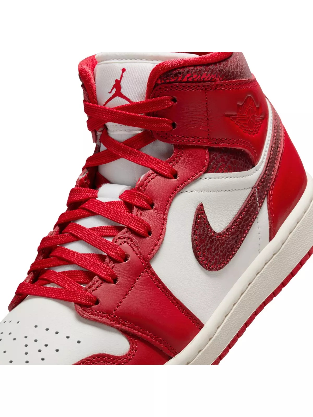 1 Mid SE "Sail/Varsity Red/Team Red" Women's Shoe - 10