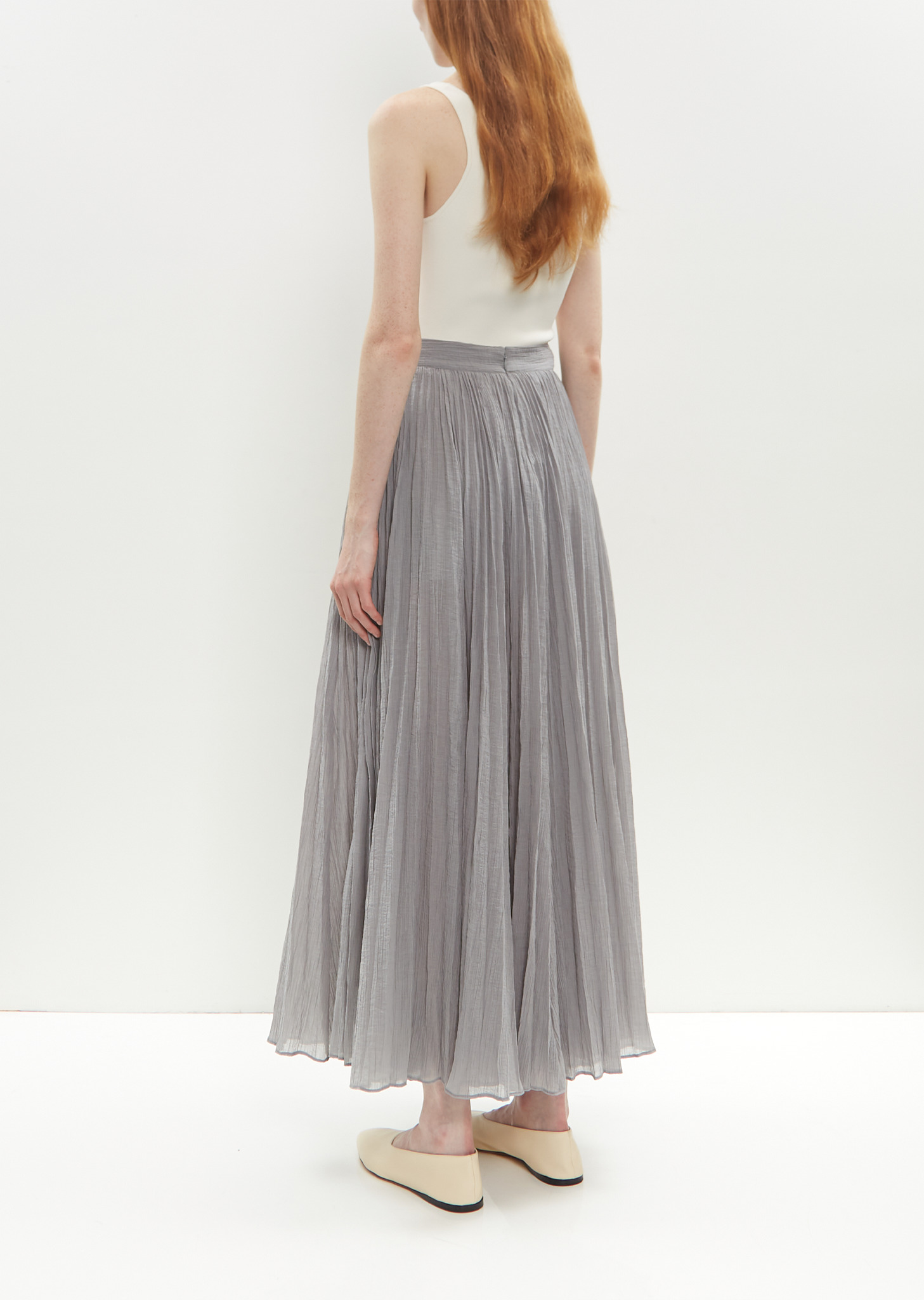 Crinkled Plissé Skirt - 2