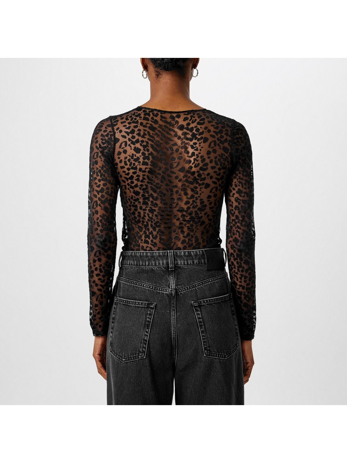 Tシャツ・カットソー alexander mcqueen Alexander McQueen Leopard Devore Top Alexander McQueen Leopard Devoré Top | italist