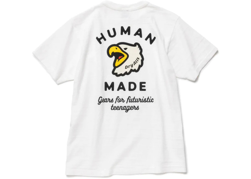 Human Made Human Made Human Logo #1 Pocket T-Shirt White outlook