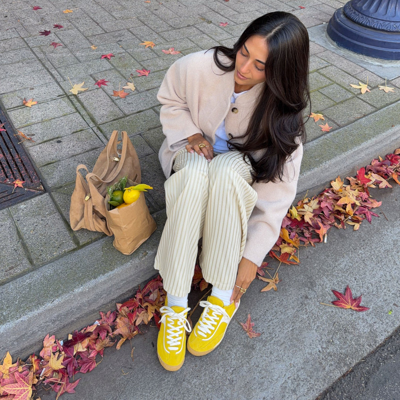 SARIYA SNEAKERS YELLOW NYLON 8