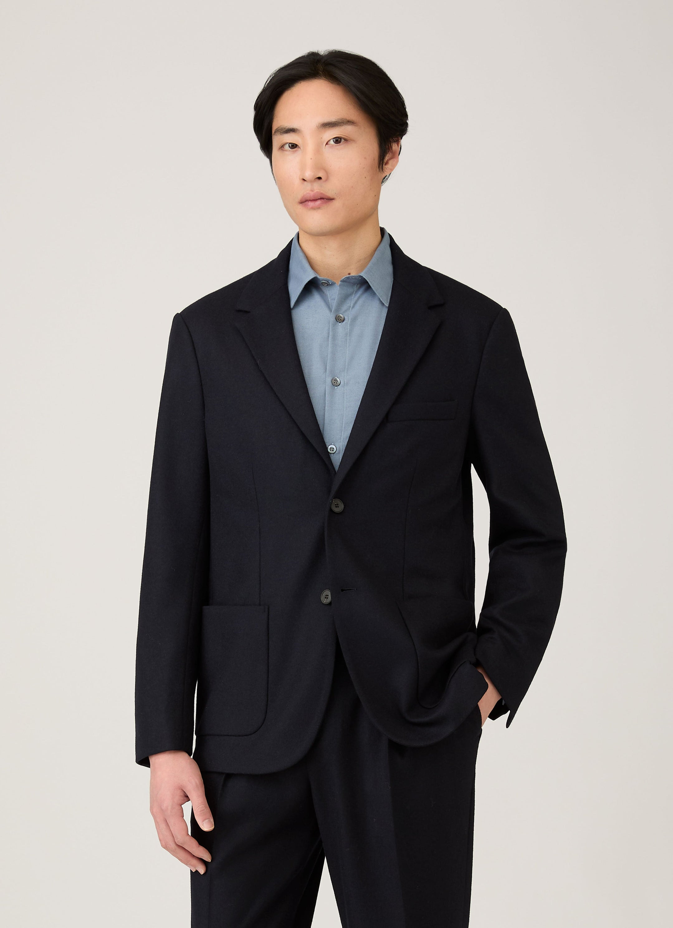 Boiled Wool Blazer - 2