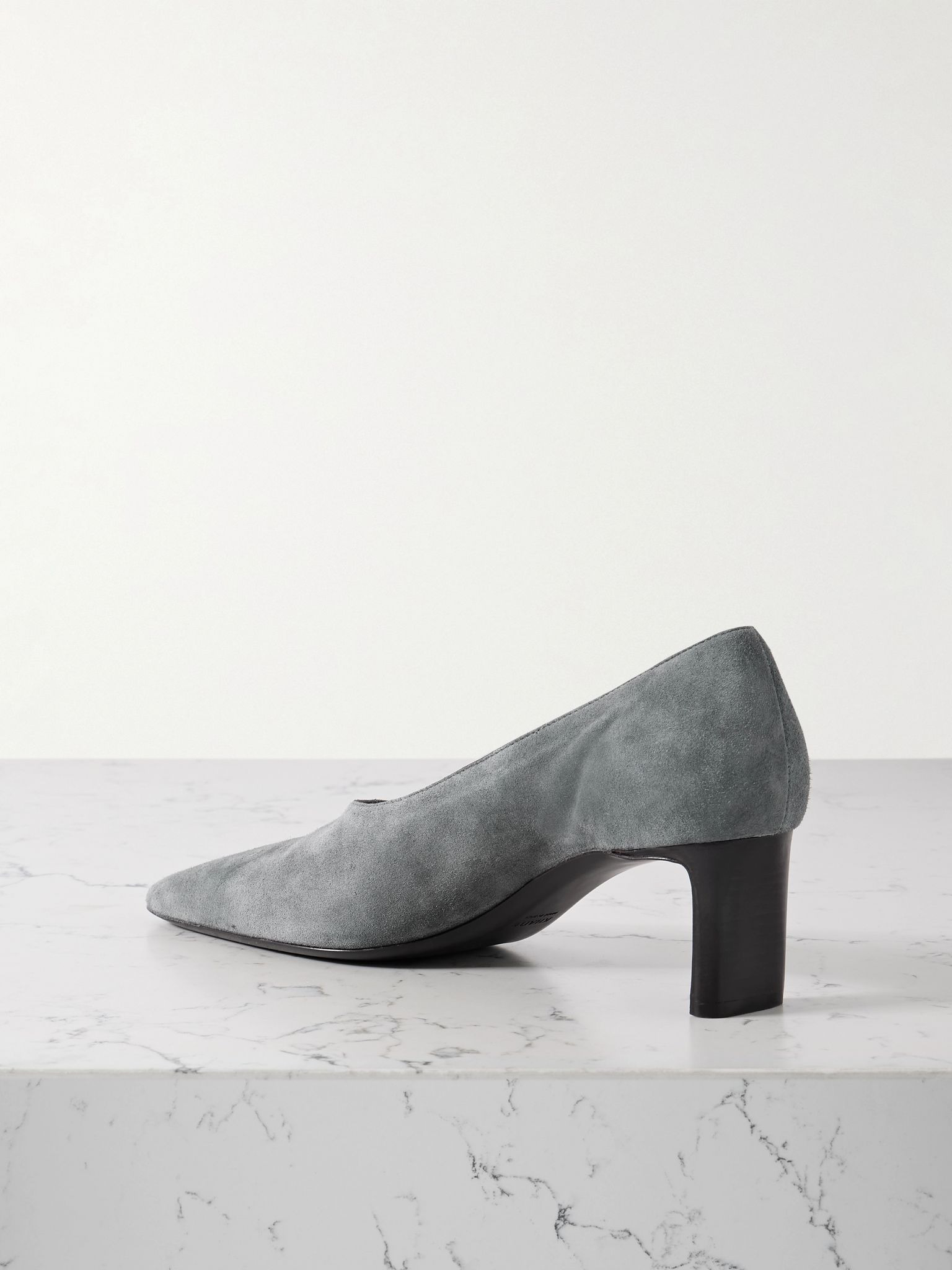 Cecilia suede pumps Gray - 3